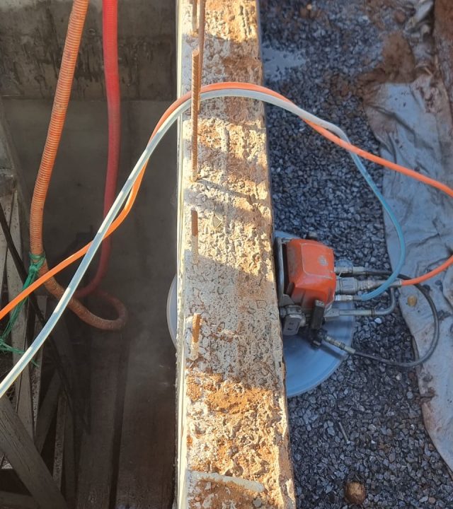 sciage au cable